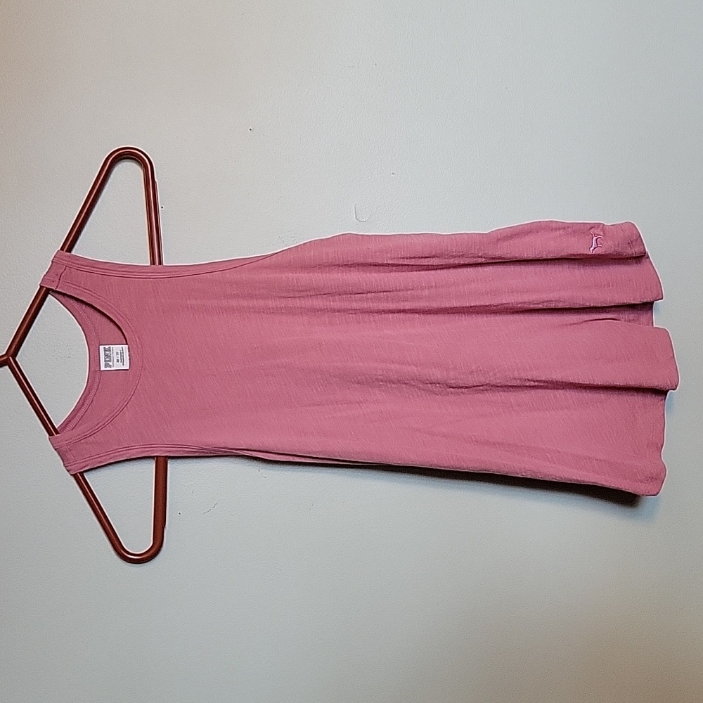 Like New Victoria's Secret Pink Mauve Size XS Flowy Racerback Tank Top